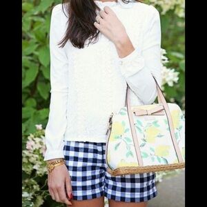 Charlotte Russe Black and White Patterned Shorts Checkered Plaid Size 11 Y2K